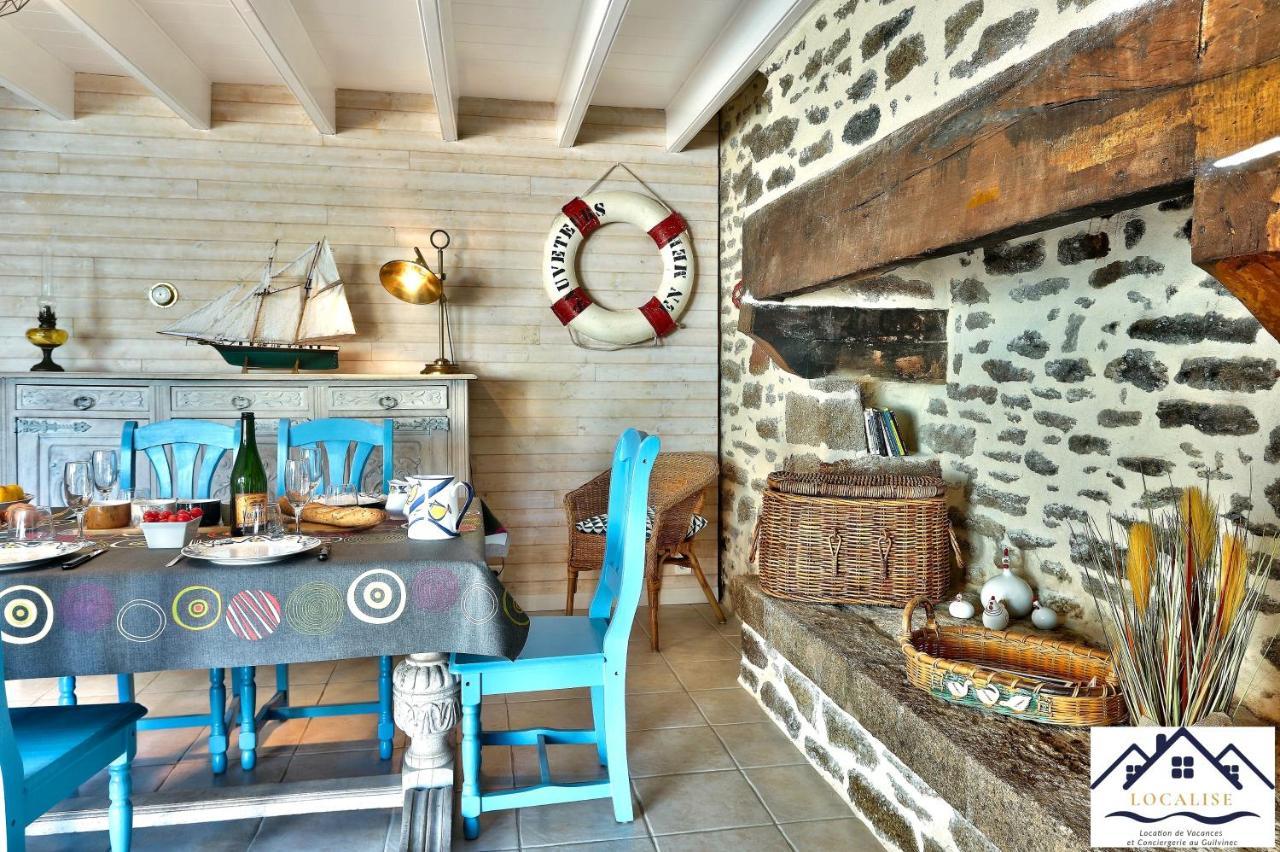 Localise - M3A La Maison Du Pecheur Au Guilvinec - Chambres Vue Mer - A 20M De La Mer Situee A La Pointe De Men Meur - Tout A Pied, Plage, Port, Centre, Commerces, Marche - Wifi Inclus - Linge De Lit Inclus - Jardin Clos - En Option , Menage Et Servi Exteriér fotografie