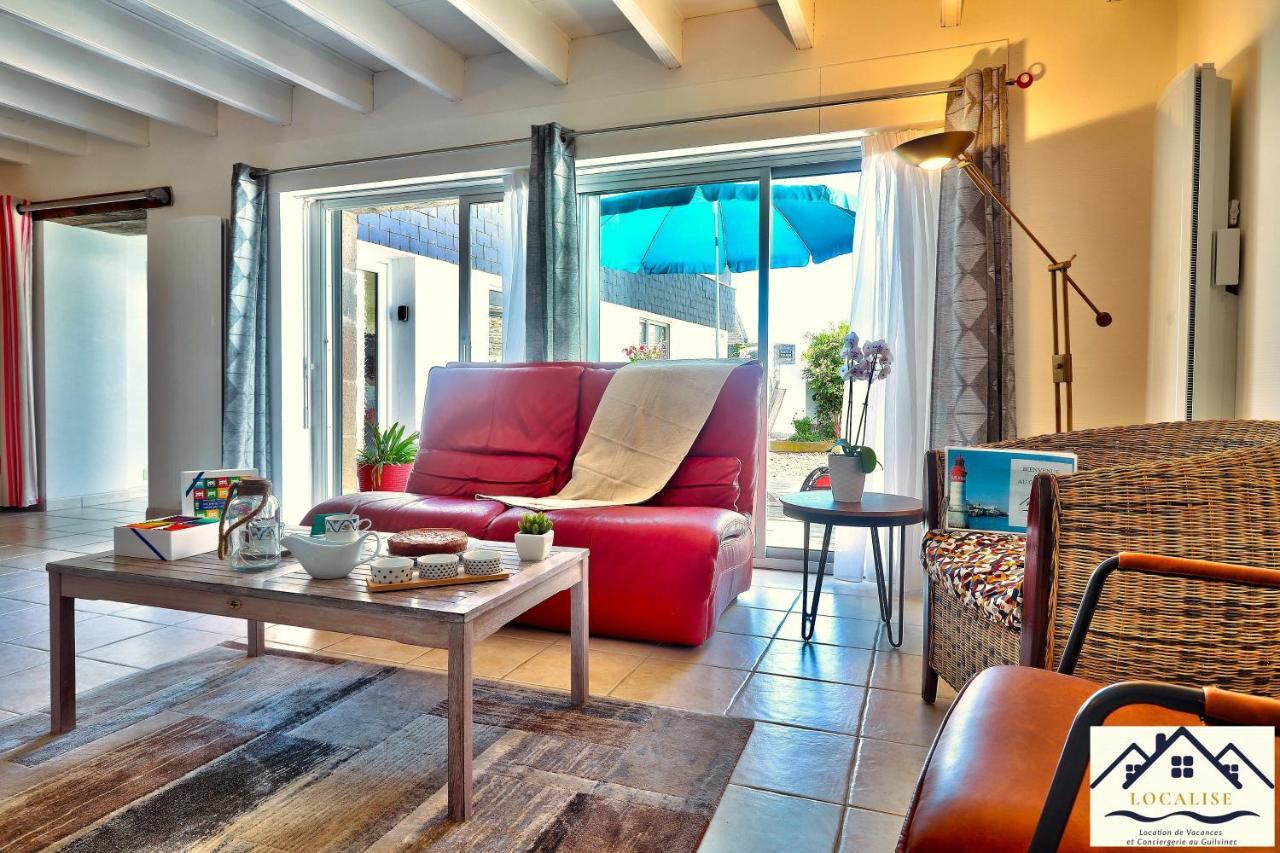 Localise - M3A La Maison Du Pecheur Au Guilvinec - Chambres Vue Mer - A 20M De La Mer Situee A La Pointe De Men Meur - Tout A Pied, Plage, Port, Centre, Commerces, Marche - Wifi Inclus - Linge De Lit Inclus - Jardin Clos - En Option , Menage Et Servi Exteriér fotografie